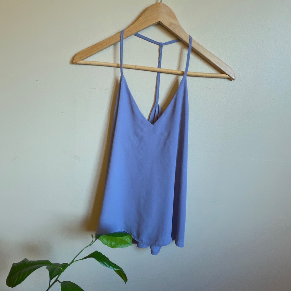 Lavender Chiffon Top